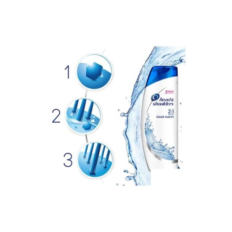 شامپو Head and Shoulders مدل Klasik Bakim حجم 330 میلی لیتر — تصویر ۳