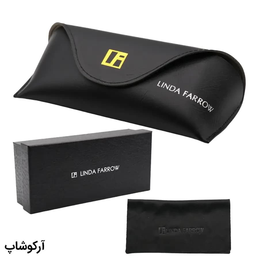 پک اورجینال عینک برند لیندا فارو (LINDA FARROW) با تمام تجهیزات مدل 993081