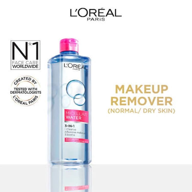 میسلار واتر Loreal مدل New Micellar حجم 400 میلی لیتر — تصویر ۴