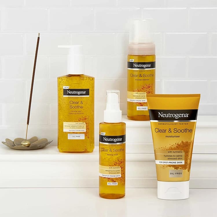 ژل میسلار Neutrogena مدل Clear and Soothe حجم 200 میلی لیتر — تصویر ۵