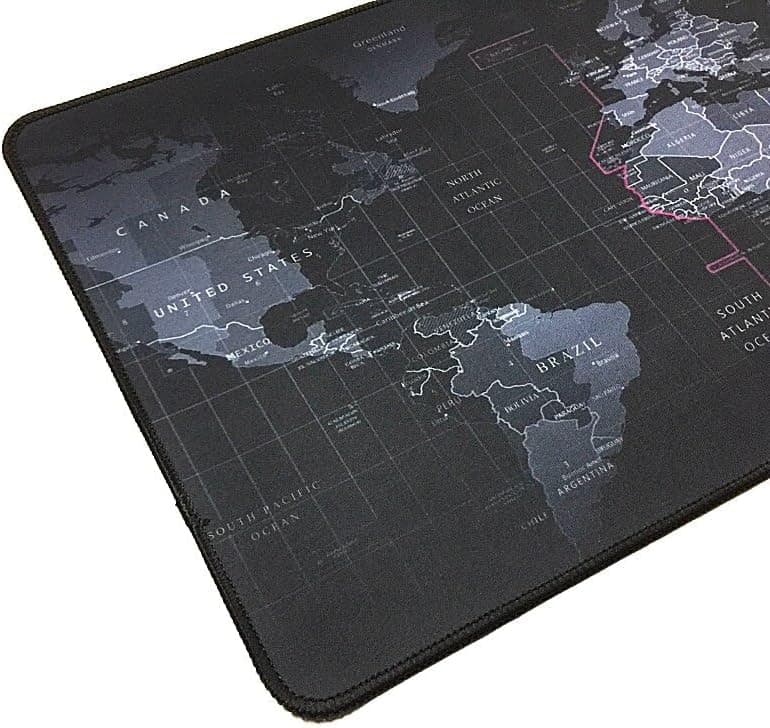 پد ماوس گیمینگ ابعاد 30*80 سانتیمتر طرح MAP — تصویر ۴