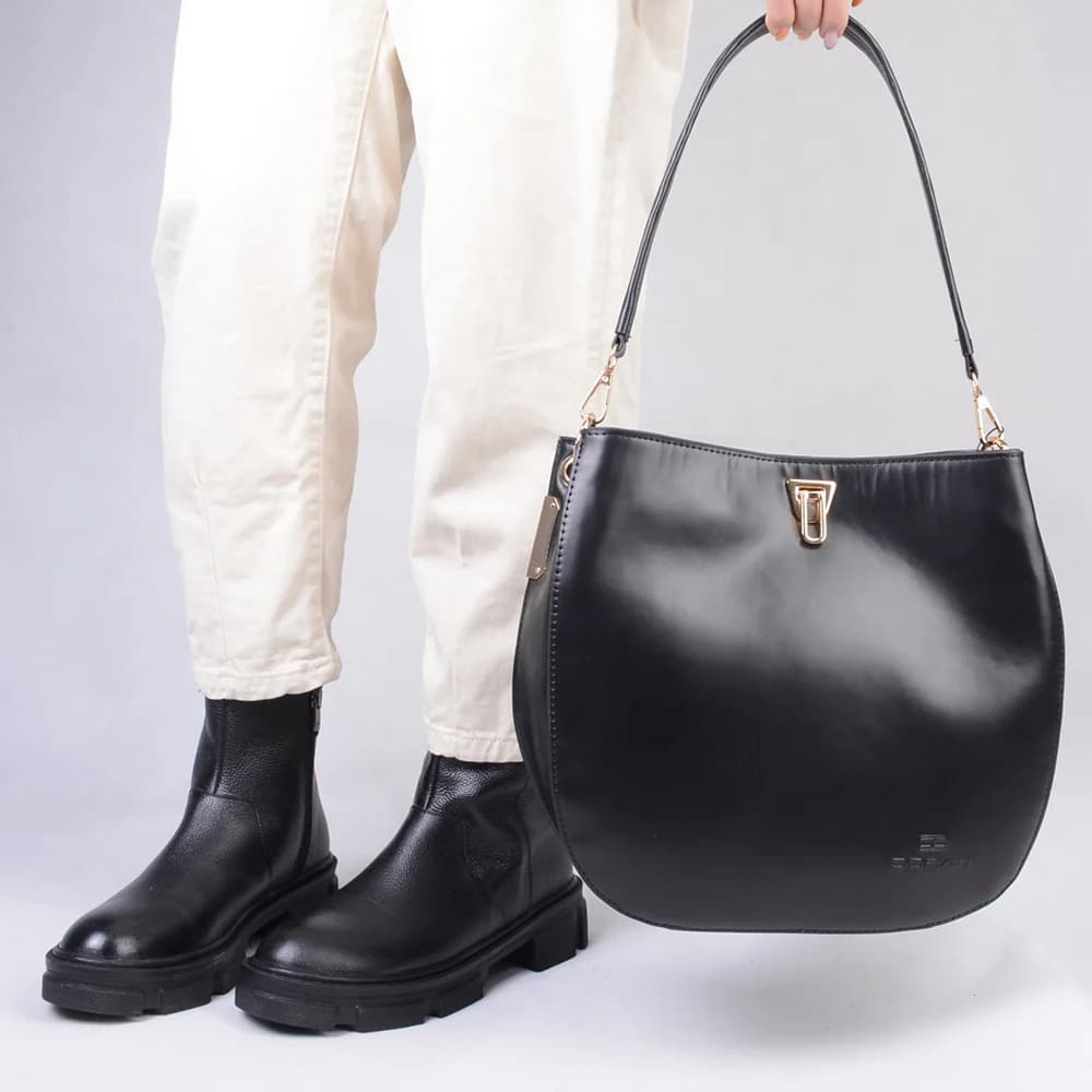 کیف دوشی چرم زنانه 525 — تصویر ۲