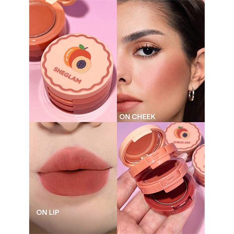 رژ گونه و لب Sheglam مدل Apricot Dream — تصویر ۲