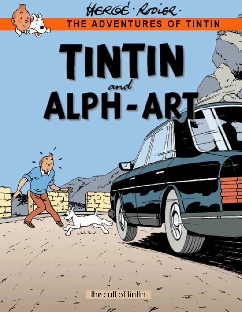 کتاب تن تن و هنر آلف (Tintin and Alph Art) نسخه انگلیسی PDF | هرژه