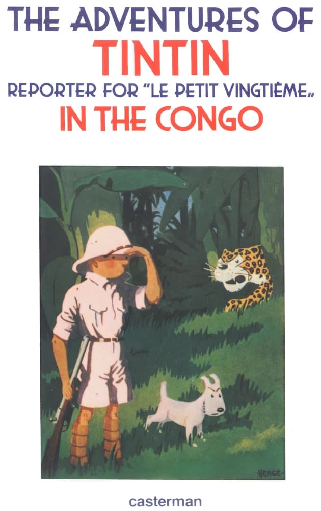 کتاب تن تن در کنگو (Tintin in The Congo) نسخه انگلیسی PDF | هرژه