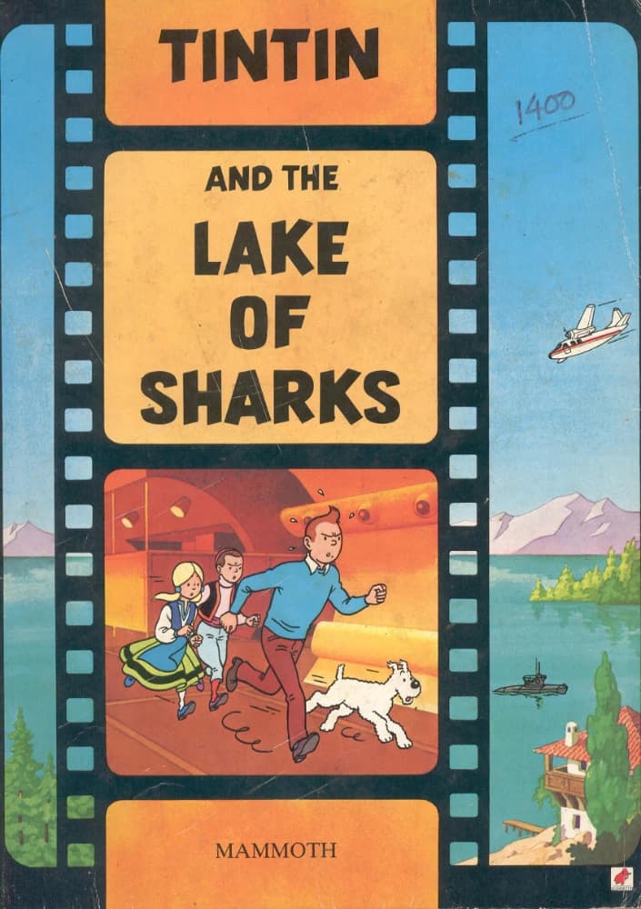 کتاب تن تن و دریاچه کوسه ها (Tintin and the Lake of Sharks) نسخه انگلیسی PDF | هرژه