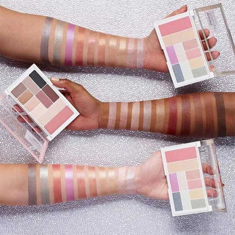 پالت سایه چشم، رژگونه و هايلايتر Maybelline مدل The City Kits Urban Light — تصویر ۴