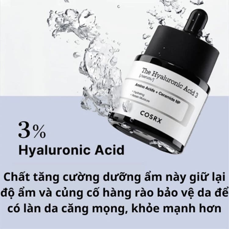 سرم آبرسان COSRX مدل The Hyaluronic Acid 3 حجم 20 میلی لیتر — تصویر ۴