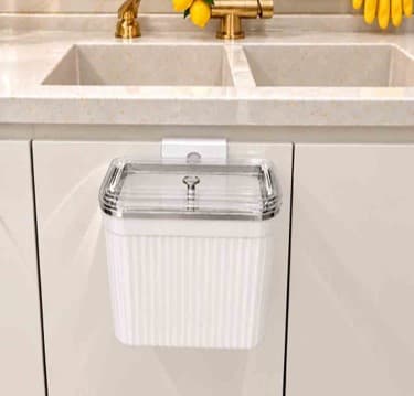 سطل کابینتی درب‌دار طرح کریستالی کوچک — تصویر ۵