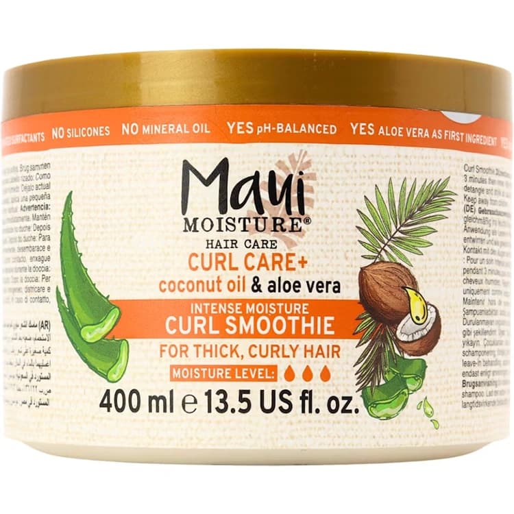 ماسک مو Maui Moisture مدل Coconut Oil and Aloe Vera حجم 400 میلی لیتر — تصویر ۲