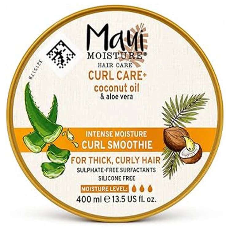 ماسک مو Maui Moisture مدل Coconut Oil and Aloe Vera حجم 400 میلی لیتر — تصویر ۳