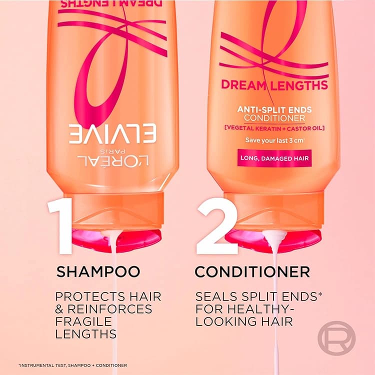 شامپو Loreal مدل Elseve Dream Long حجم 385 میلی لیتر — تصویر ۷