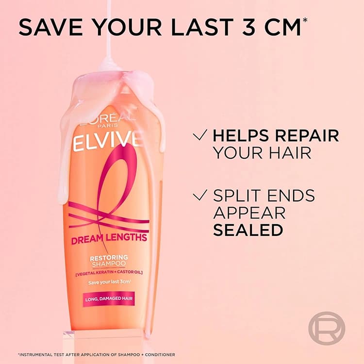شامپو Loreal مدل Elseve Dream Long حجم 385 میلی لیتر — تصویر ۶