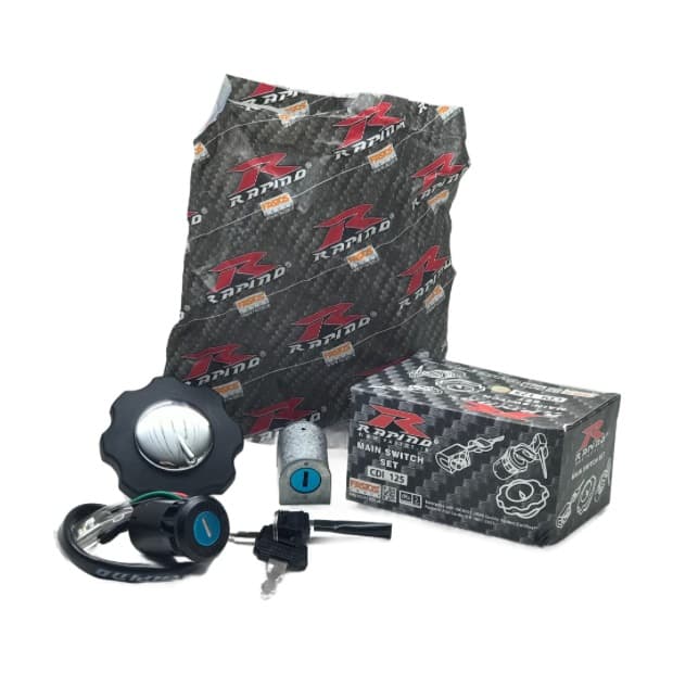 سوییچ و قفل و درب باک راپیدو مدل R-125 مجموعه 4 عددی — تصویر ۳