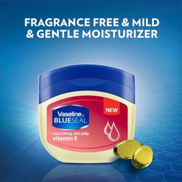 کرم مرطوب کننده Vaseline مدل Blue Seal Vitamin E حجم 100 میلی لیتر — تصویر ۴