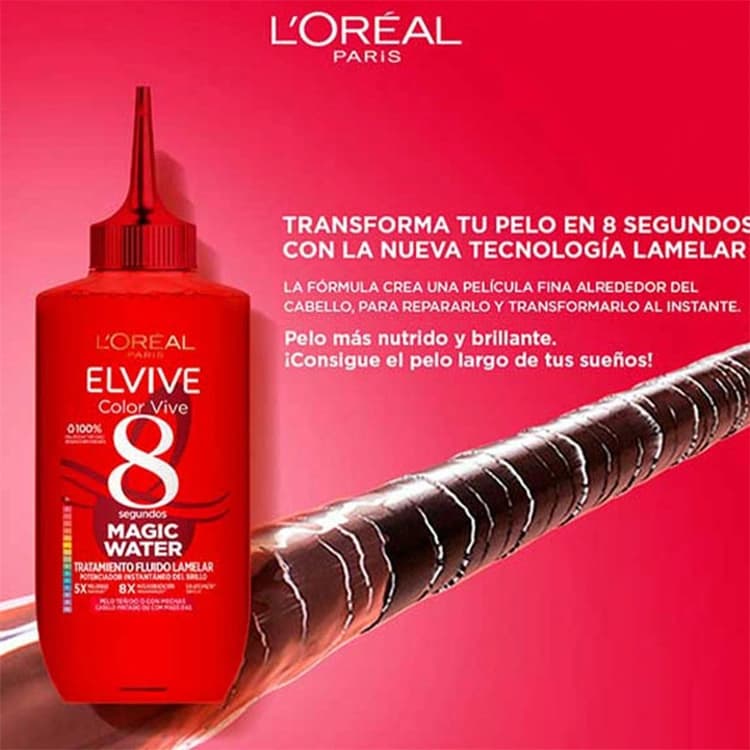 سرم مو Loreal مدل Elvive Color Vive Wonder Water حجم 200 میلی لیتر — تصویر ۳