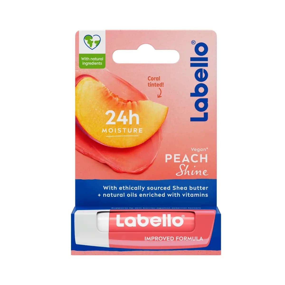 بالم لب لابلو هلو Labello Peach Shine