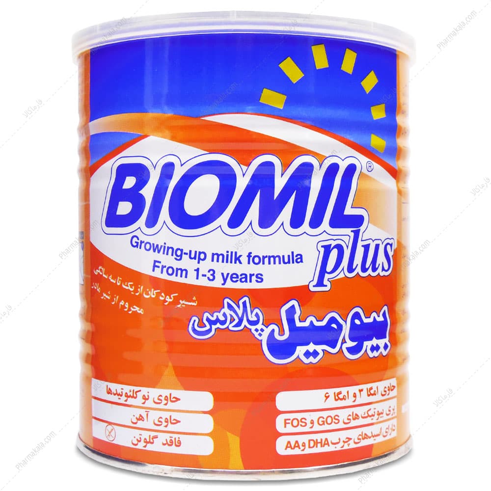 شیر خشک بیومیل پلاس BIOMIL plus از یک تا سه سالگی فاسکا 400g
