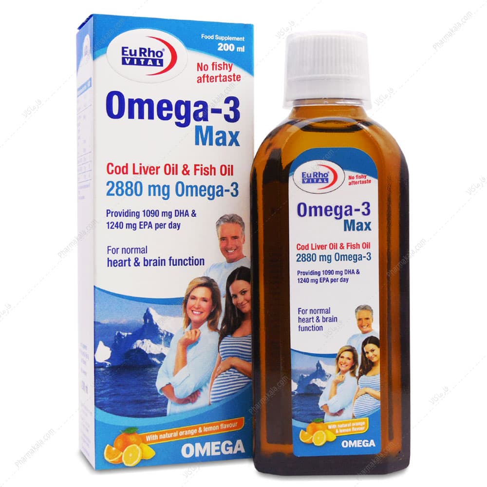 شربت امگا 3 مکس یوروویتال 200ml