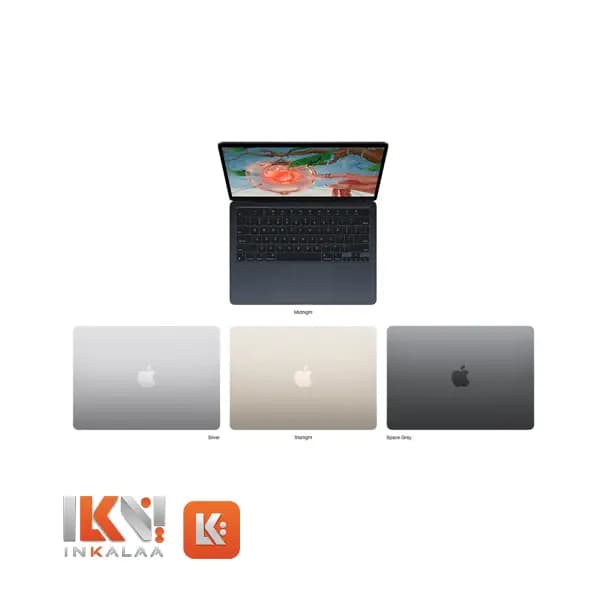 لپ تاپ استوک اپل مدل MACBOOK AIR 2024 سایز 15.6 اینچی پردازنده M3 رم 8GB گیگابایت هارد 256GB گیگابایت SSD گرید A+++ — تصویر ۸