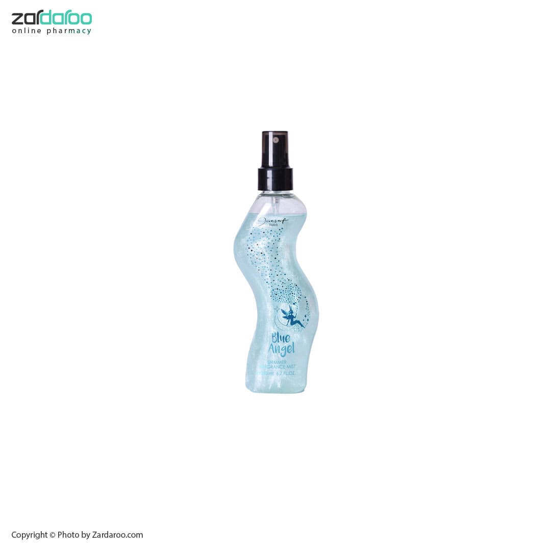 بادی اسپلش شیمر 200ml مدل Blue Angel حجم ژک ساف Jacsaf
