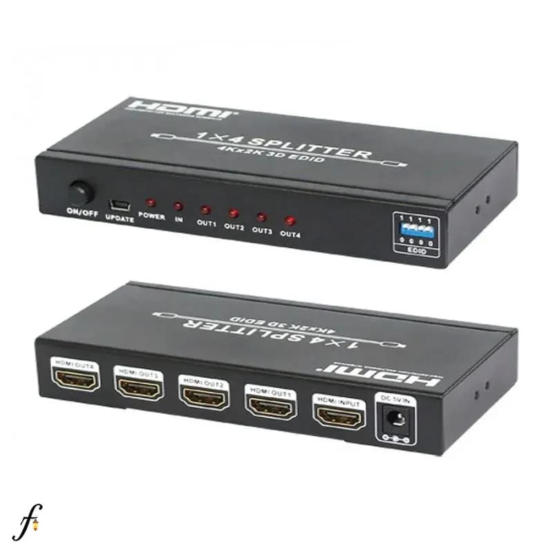 اسپليتر 4 پورت HDMI فرانت مدل FN-V104 با قابليت EDID