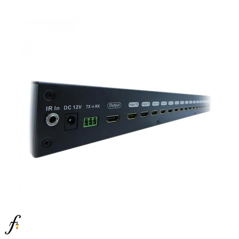 سوئيچ 16 پورت HDMI لایمستون مدل LS-HK1601 با ریموت کنترل — تصویر ۲