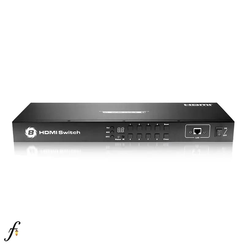 سوئيچ 8 پورت HDMI لایمستون مدل LS-HK0801 با ریموت کنترل