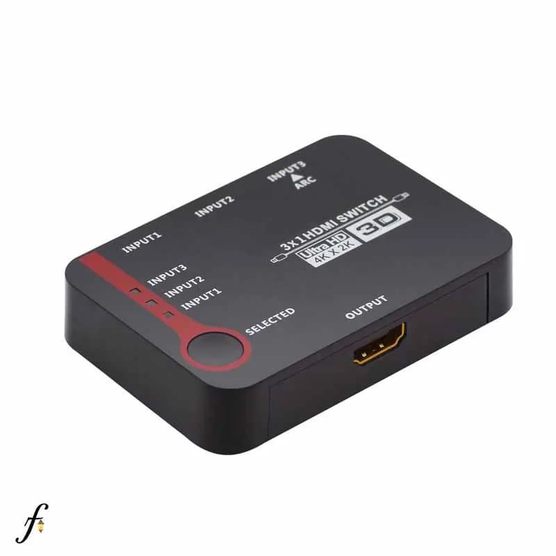 سوئيچ 5 پورت HDMI لایمستون مدل LS-HS0501 با ریموت کنترل