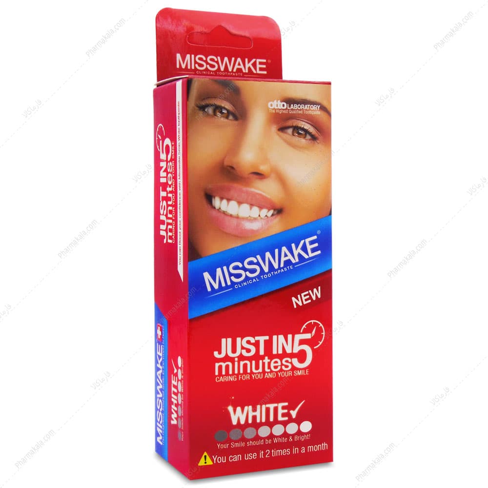 خمیر دندان سفید کننده JUST IN 5 minutes بزرگسالان میسویک 50ml