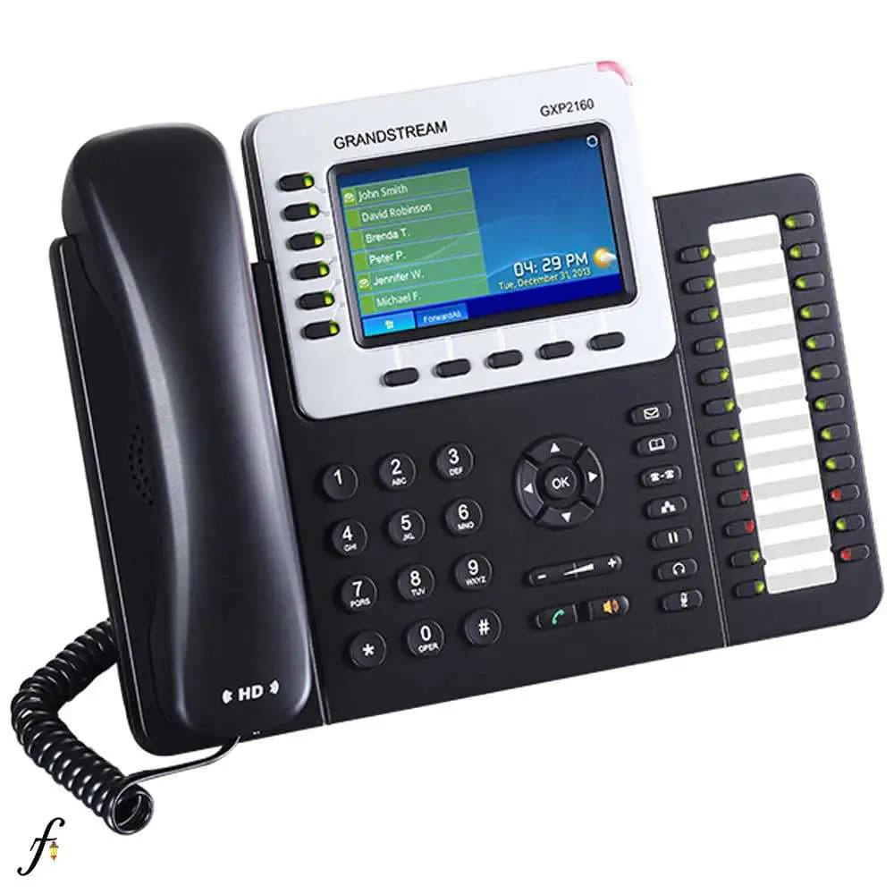 تلفن ویپ گرنداستریم مدل GXP2160 با PoE و نمایشگر رنگی