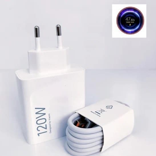 شارژر شیائومی مدل MDY-13-EE توان 120 وات دو پین — تصویر ۳