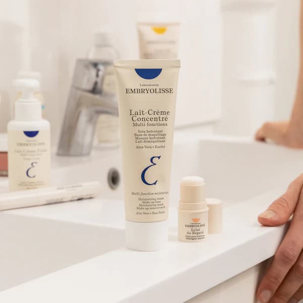 پرایمر و مرطوب کننده چند منظوره امبریولیس Embryolisse مدل لیت کرم Lait Crème Concentré اصل — تصویر ۴