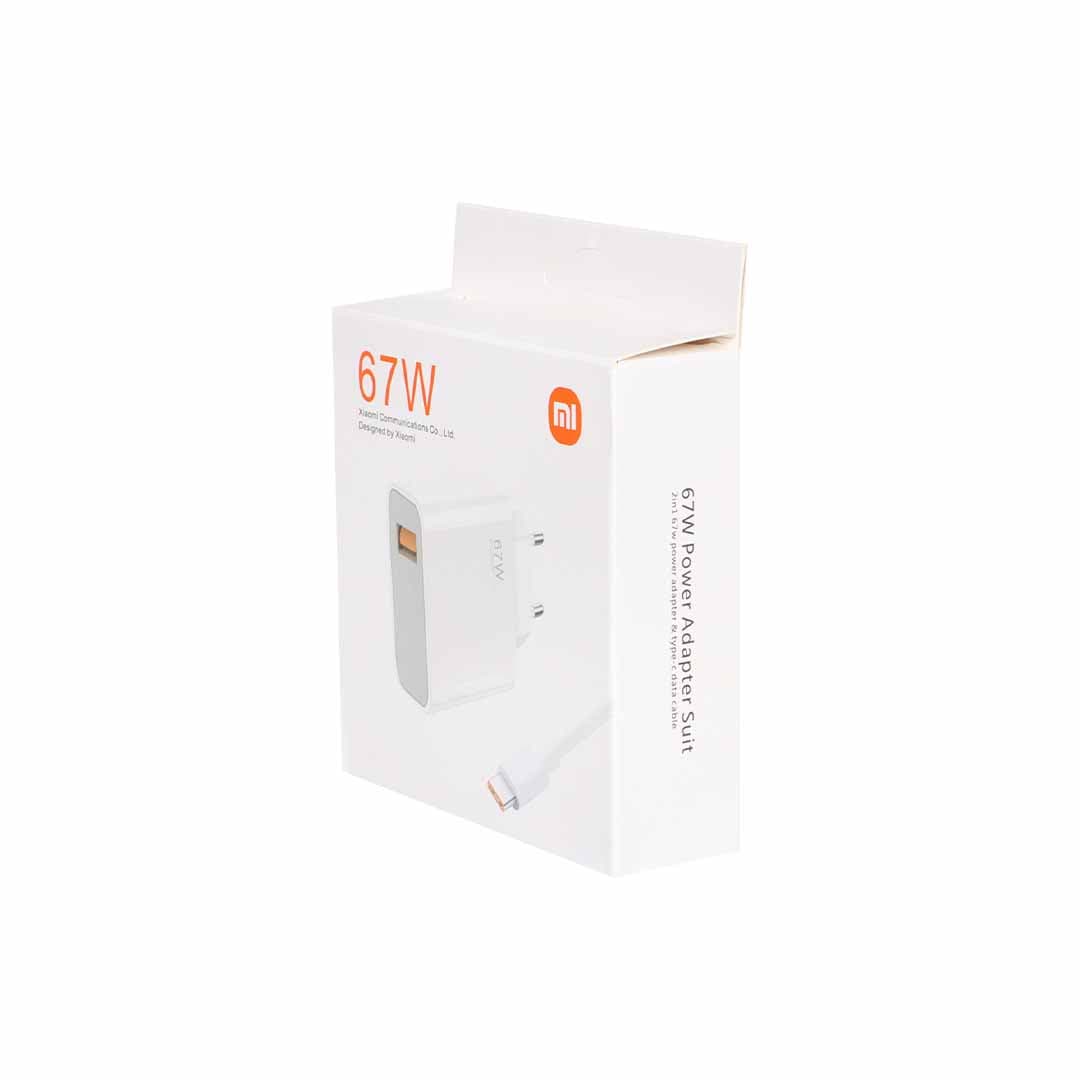 شارژر دیواری 67W فست تک پورت Xiaomi مدل MDY-12-ES به همراه کابل شارژ Type-C – سفید — تصویر ۶