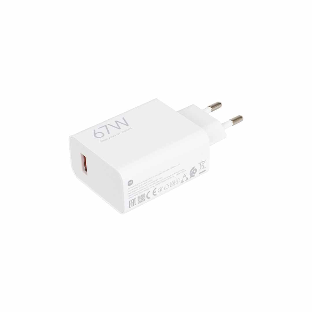 شارژر دیواری 67W فست تک پورت Xiaomi مدل MDY-12-ES به همراه کابل شارژ Type-C – سفید — تصویر ۵
