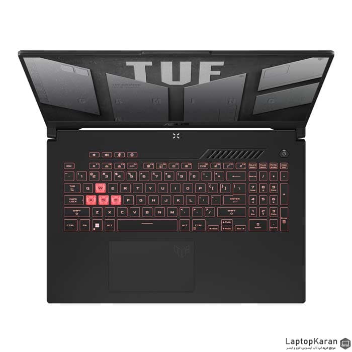 لپ تاپ 17.3 اینچی ایسوس مدل TUF Gaming FA707RE پردازنده Ryzen7(6800H) رم 16GB حافظه 512GB SSD گرافیک 4GB 3050TI — تصویر ۶