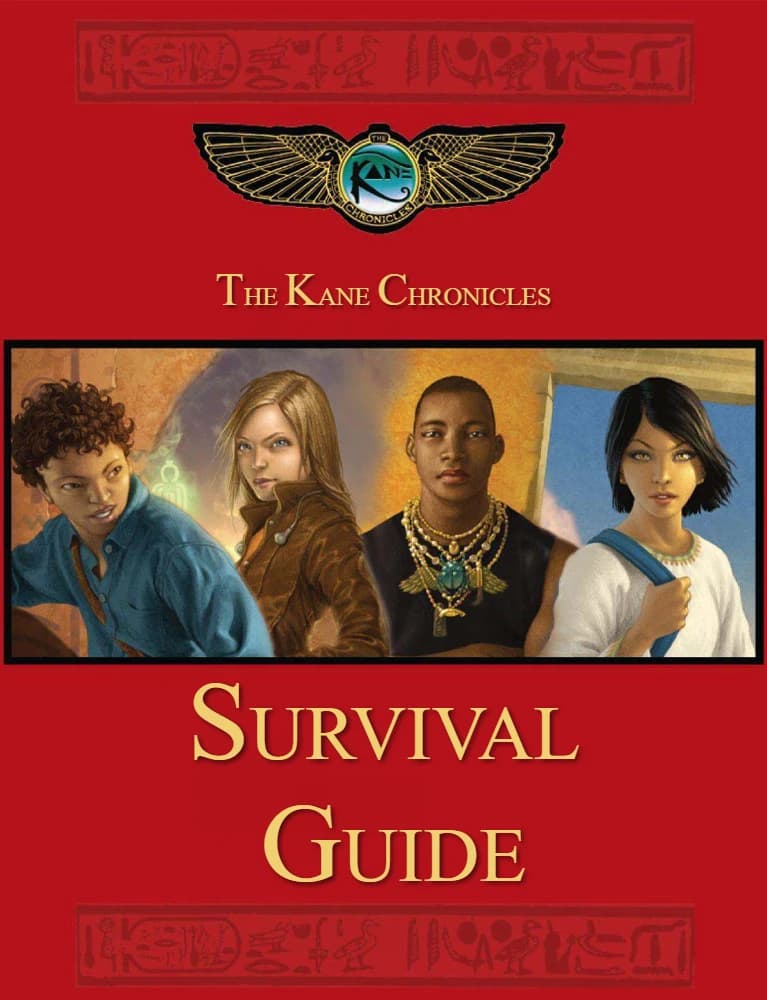 کتاب راهنمای بقای وقایع نگاری کین (The Kane Chronicles Survival Guide) نسخه انگلیسی PDF | ریک ریوردن