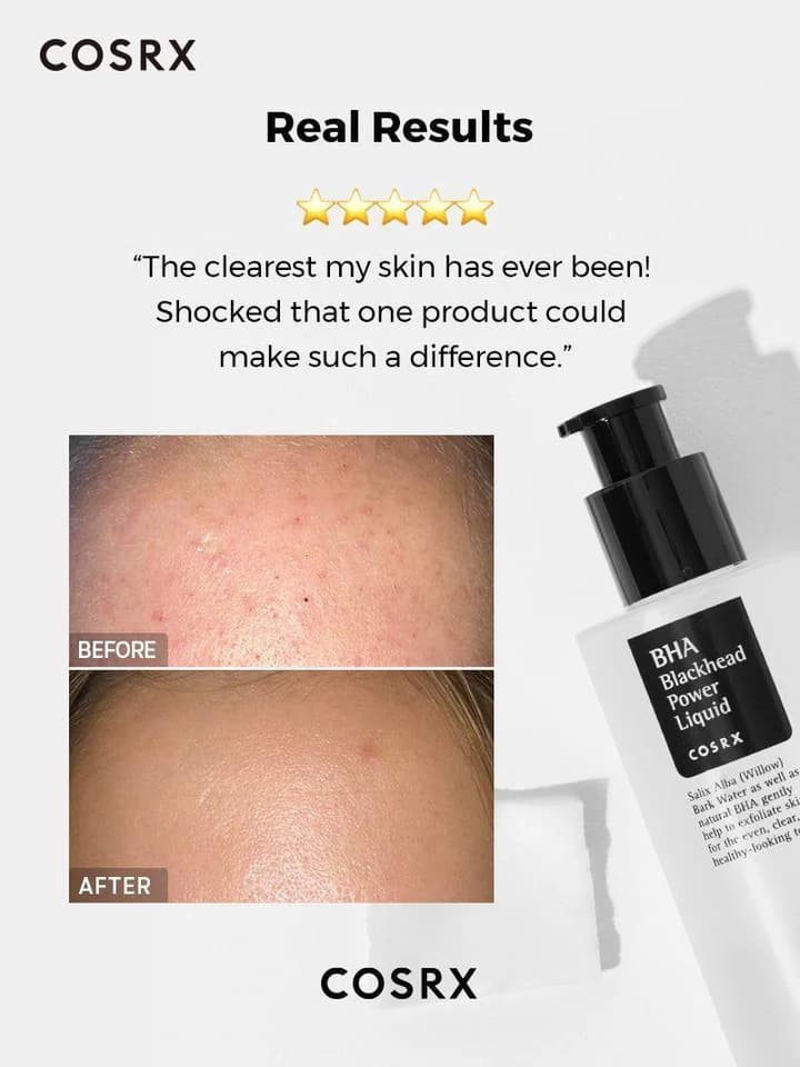 لیکوئید بلک هد BHA کوزارکس cosrx BHA BLACKHEAD POWER LIQUID — تصویر ۵