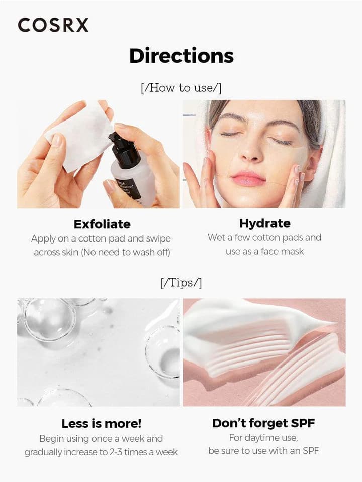 لیکوئید بلک هد BHA کوزارکس cosrx BHA BLACKHEAD POWER LIQUID — تصویر ۸