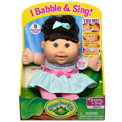 عروسک دخترانه موزیکال Cabbage Patch Kids