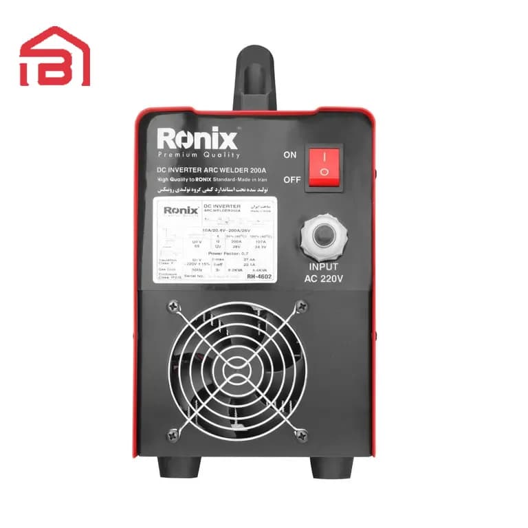 اینورتر جوشکاری 200 آمپر تک برد رونیکس RH-4602 — تصویر ۹