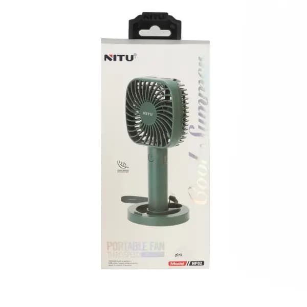 پنکه و فن دستی شارژی نیتو مدل Nitu NF02 — تصویر ۴