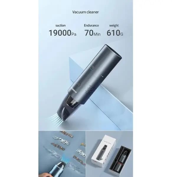 دستگاه چندکاره کارواش، جارو شارژی، پمپ باد دیجیتال و پاوربانک فانوسیس مدل Fanosys Smart Combo 4in1 — تصویر ۷