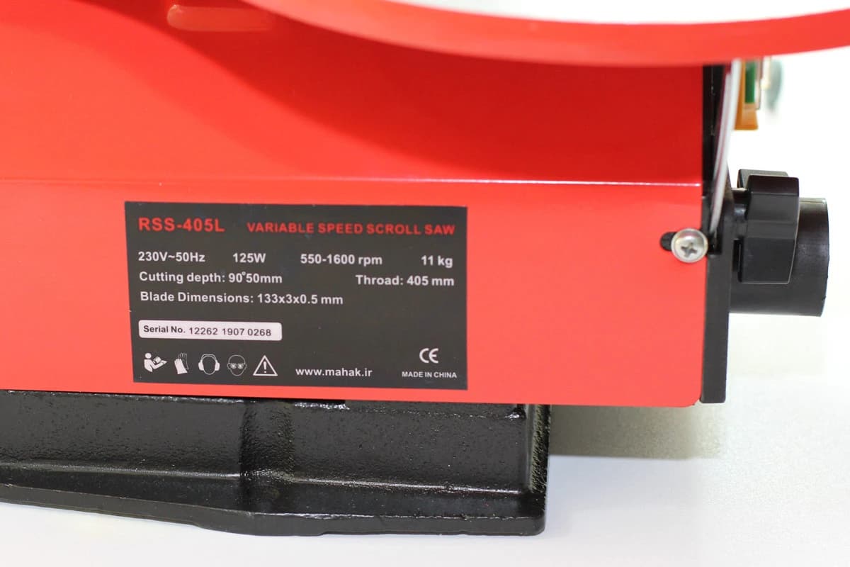 اره موئی دور متغیر محک با فرز خرطومی RSS-405L — تصویر ۸