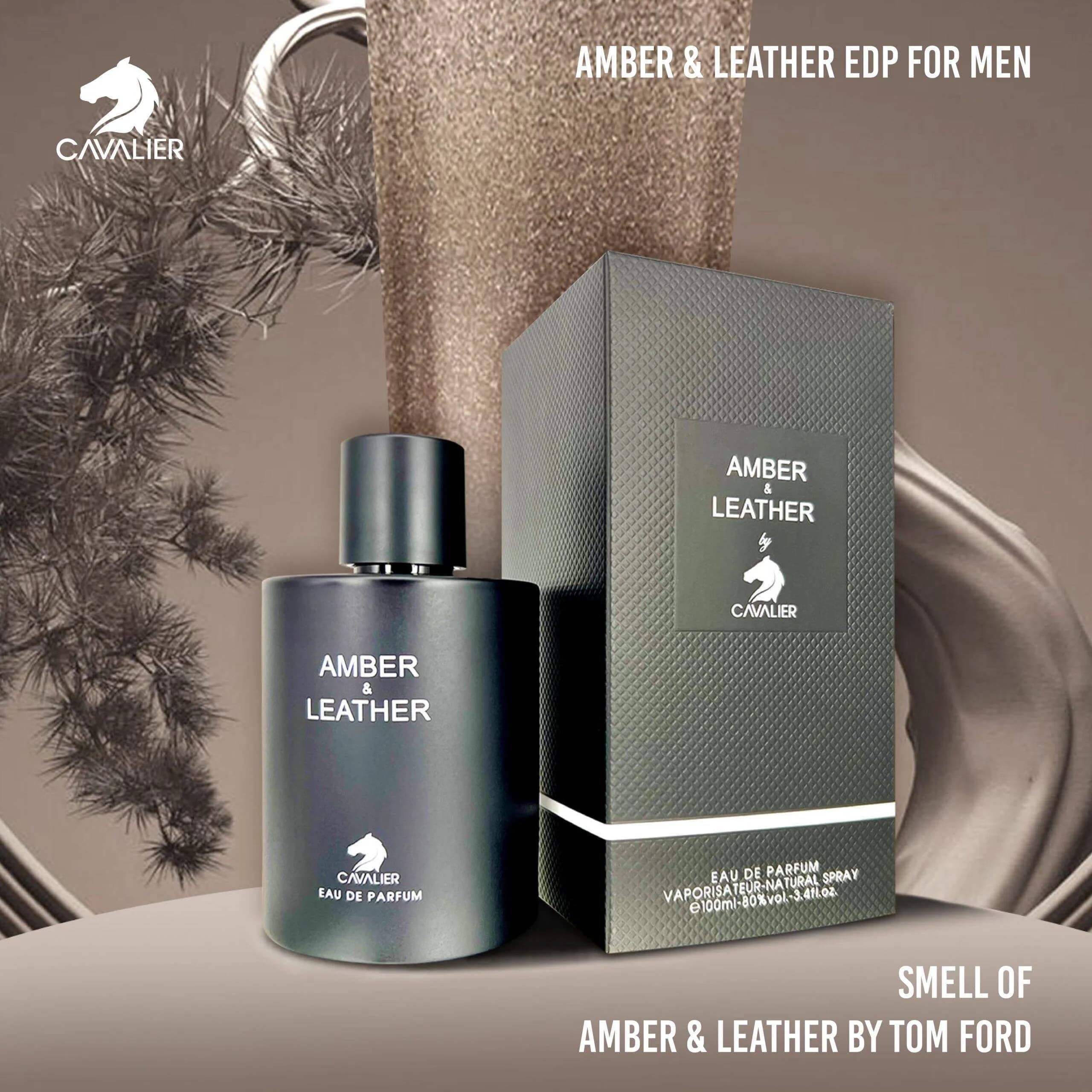 ادوپرفیوم آمبر اند لدر AMBER & LEATHER کاوالیر 100 میل — تصویر ۲