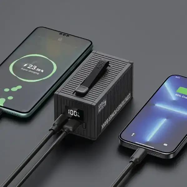 پاور بانک کانتینری 20000 میلی آمپری گرین لاین Green Lion Container — تصویر ۲