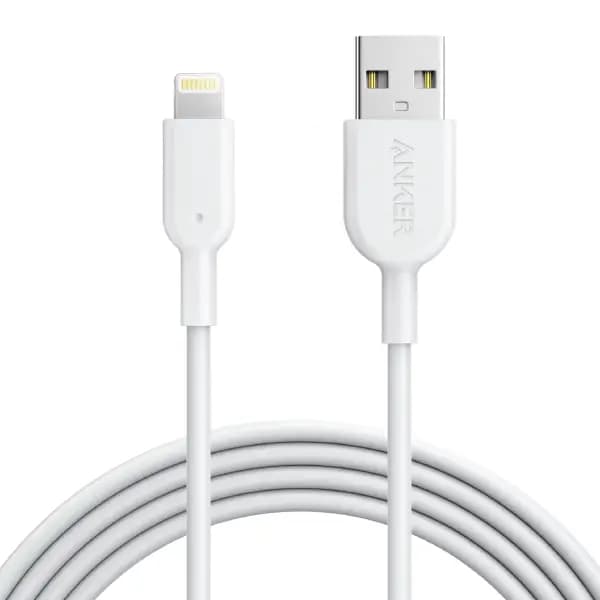 کابل 1.8 متر USB-A به Lightning انکر مدل Anker Cable Powerline II A8433 — تصویر ۲