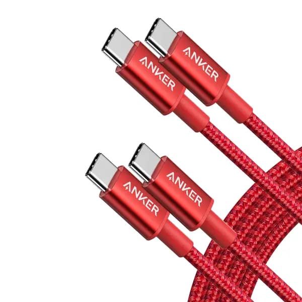 کابل 60 وات 1.8 متر USB-C به USB-C انکر مدل Anker New Nylon A8753 — تصویر ۳