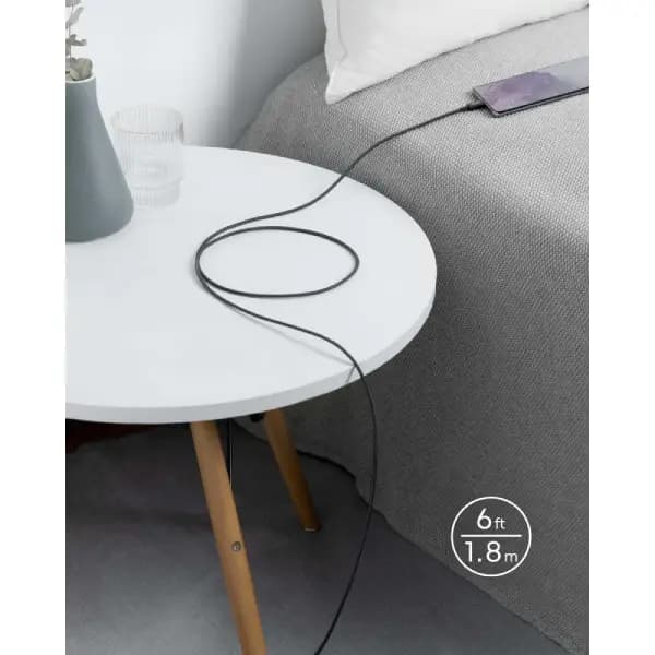 کابل 60 وات 1.8 متر USB-C به USB-C انکر مدل Anker New Nylon A8753 — تصویر ۴