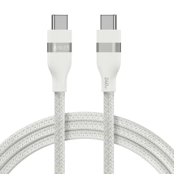کابل 240 وات 180 سانتی متر USB-C به USB-C انکر مدل Anker Cable Upcycled-Braided A82E2 — تصویر ۲